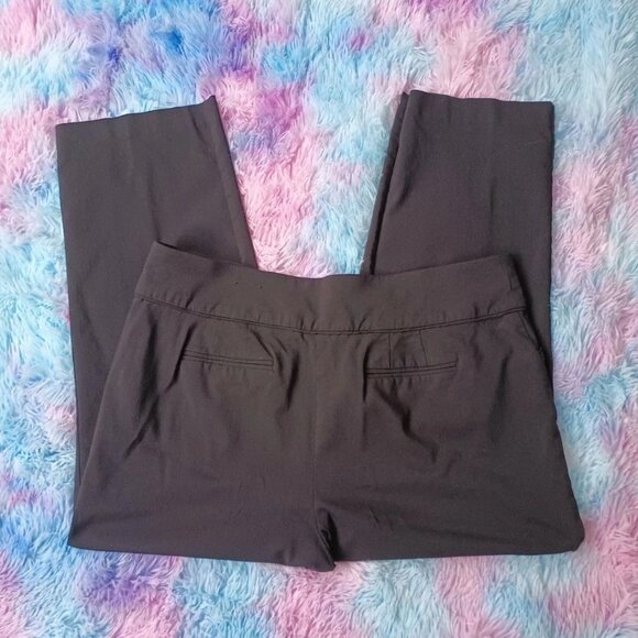 Avenue 18 Petite Plus Womens Trousers Black 1x Dress Pants Zipper Close Pockets - Picture 2 of 9